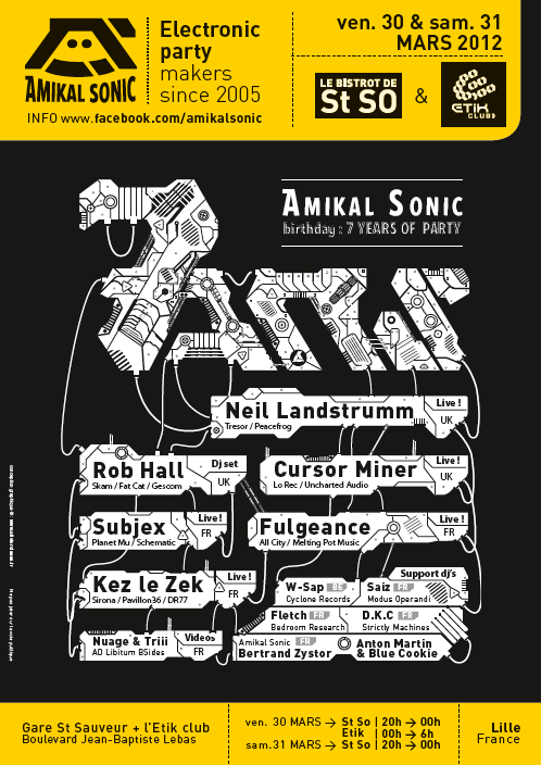 amikal sonic , 7ans, @gare saint sauveur, bistrot St So, lille, 30/03/12, 30 mars 2012 